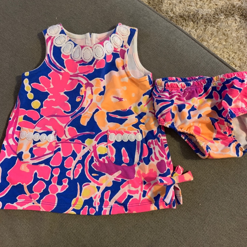 Lilly Pulitzer catch and release 3-6 month shift
